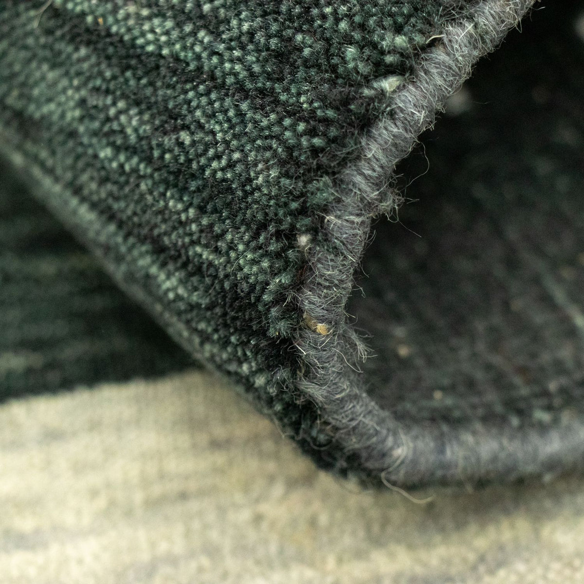 Dywan Gabbeh - Miękki - 93 x 64 cm - antracyt