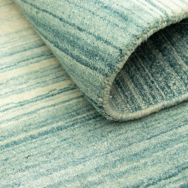 Dywan Gabbeh - Miękki - 195 x 144 cm - jasnoniebieski