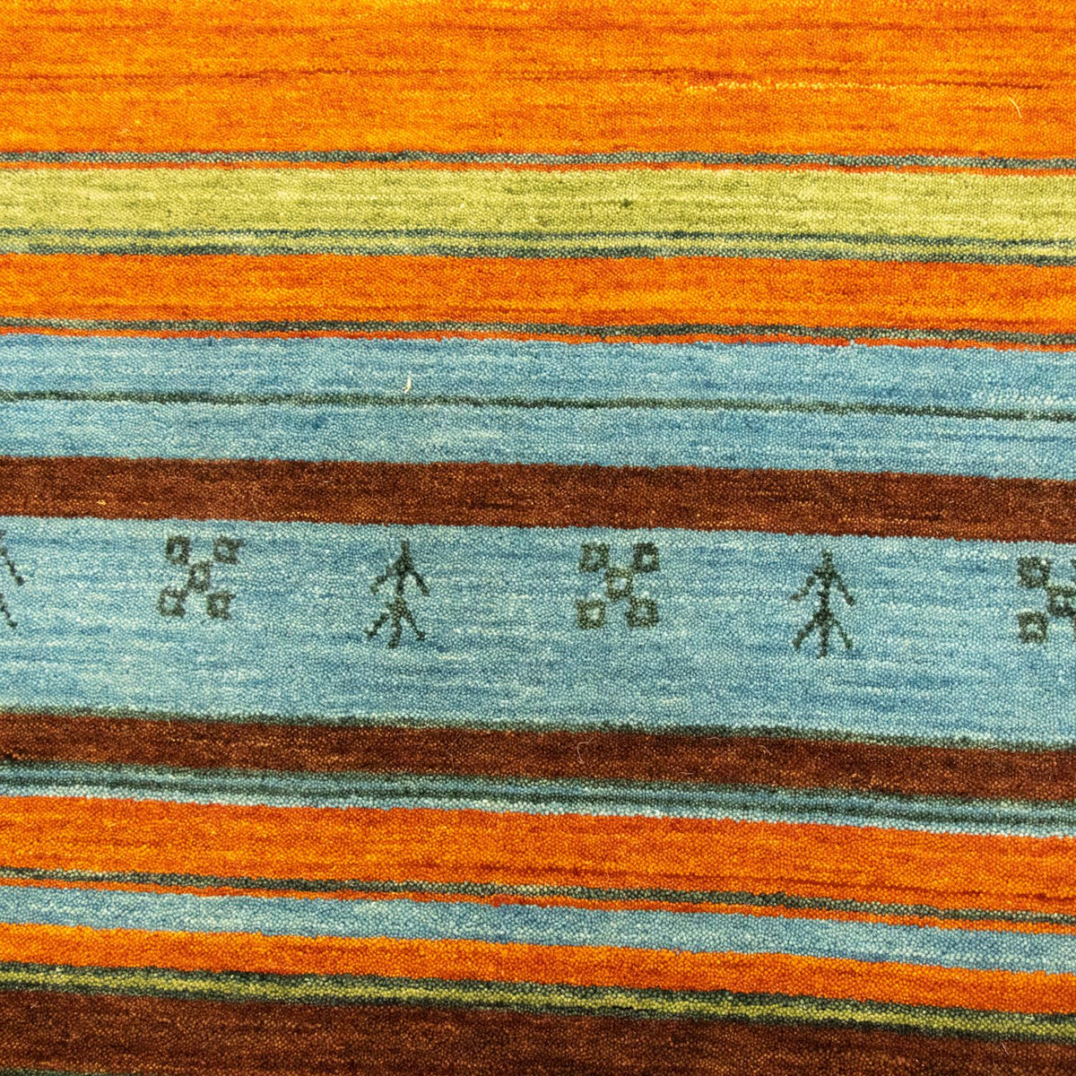 Dywan Gabbeh - Miękki - 203 x 143 cm - kolorowe