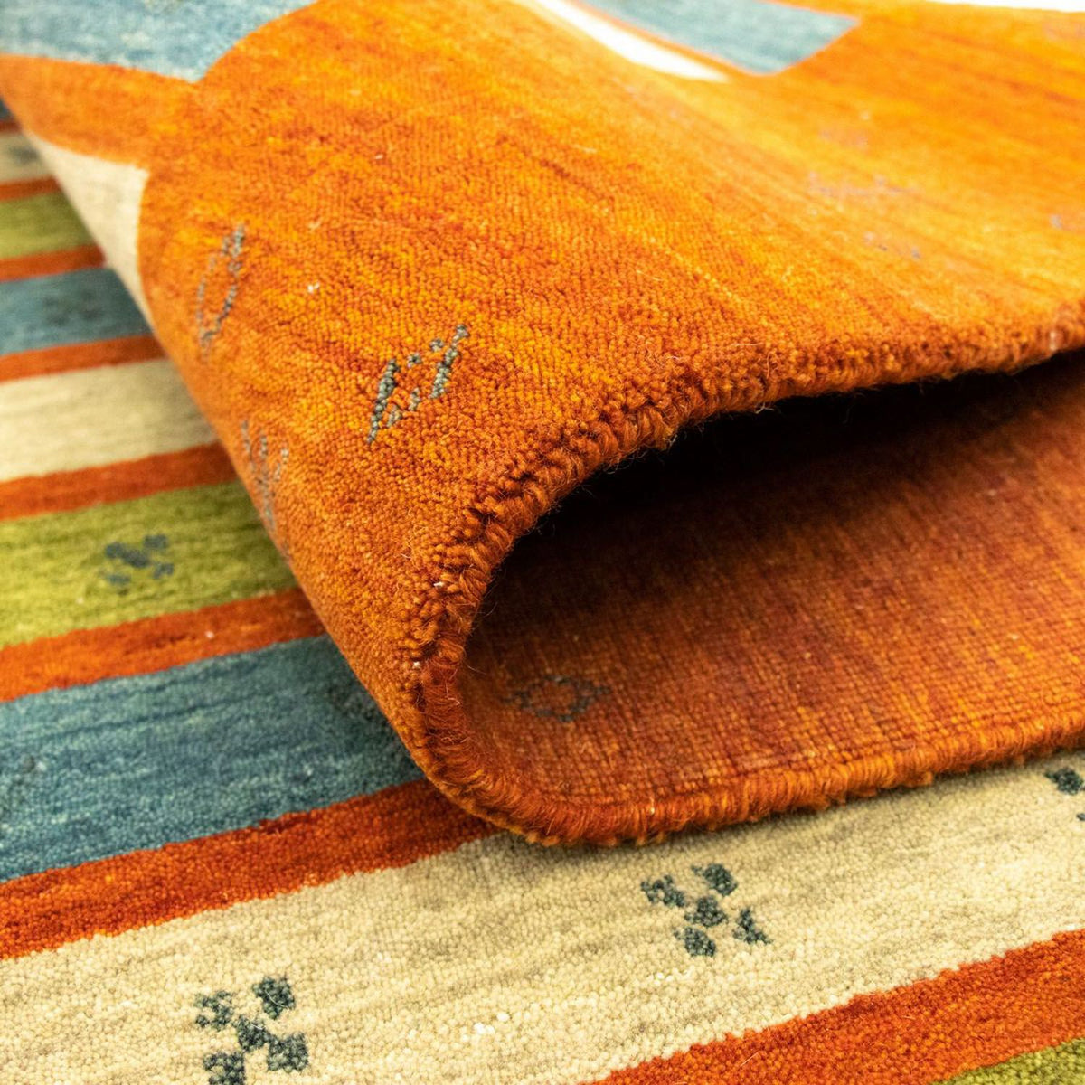 Dywan Gabbeh - Miękki - 203 x 144 cm - kolorowe