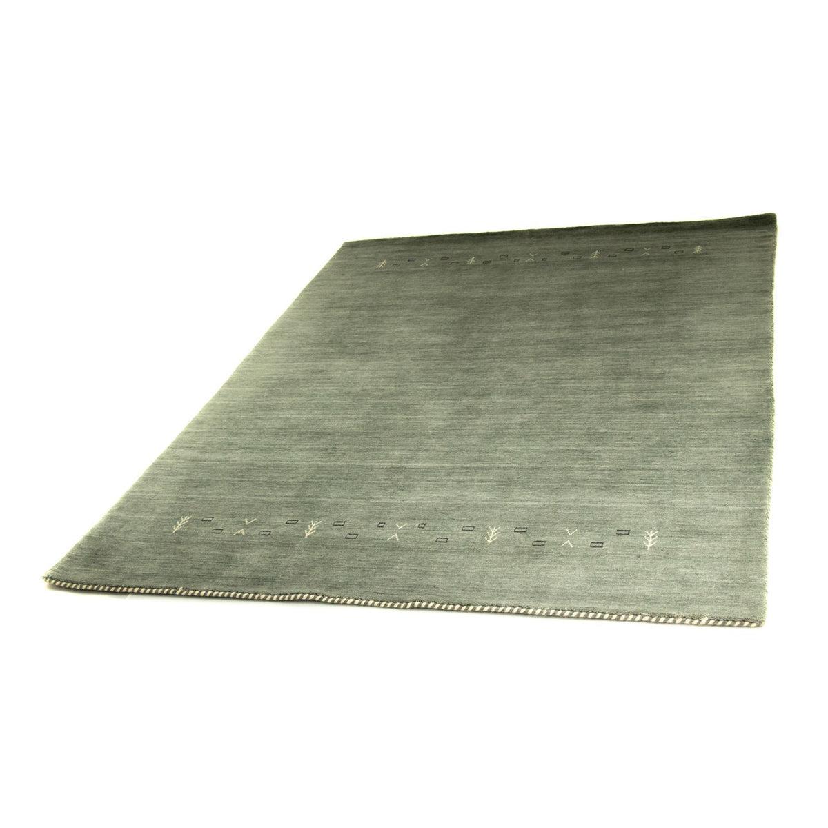 Dywan Gabbeh - Miękki - 201 x 146 cm - szary