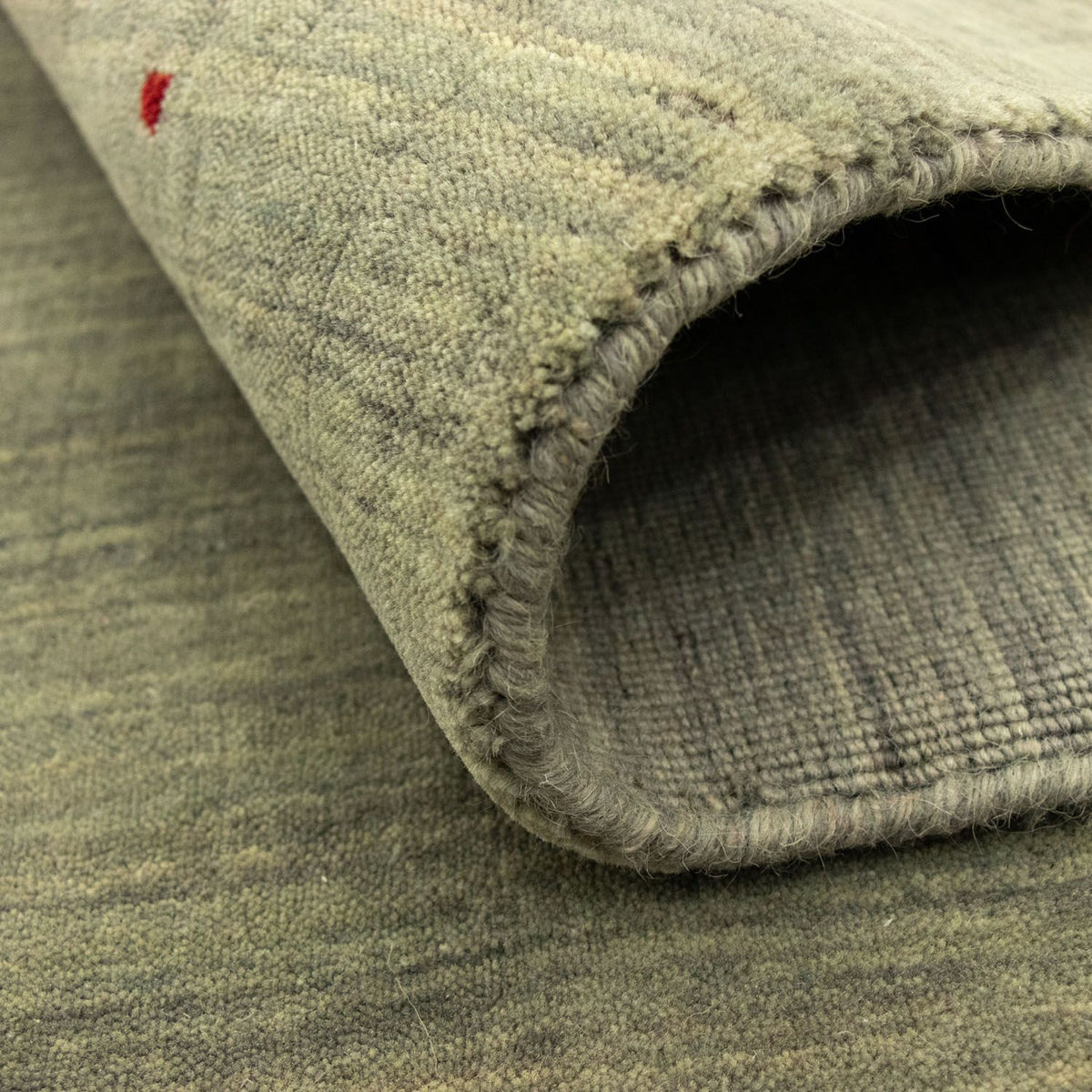 Dywan Gabbeh - Miękki - 201 x 141 cm - srebrny