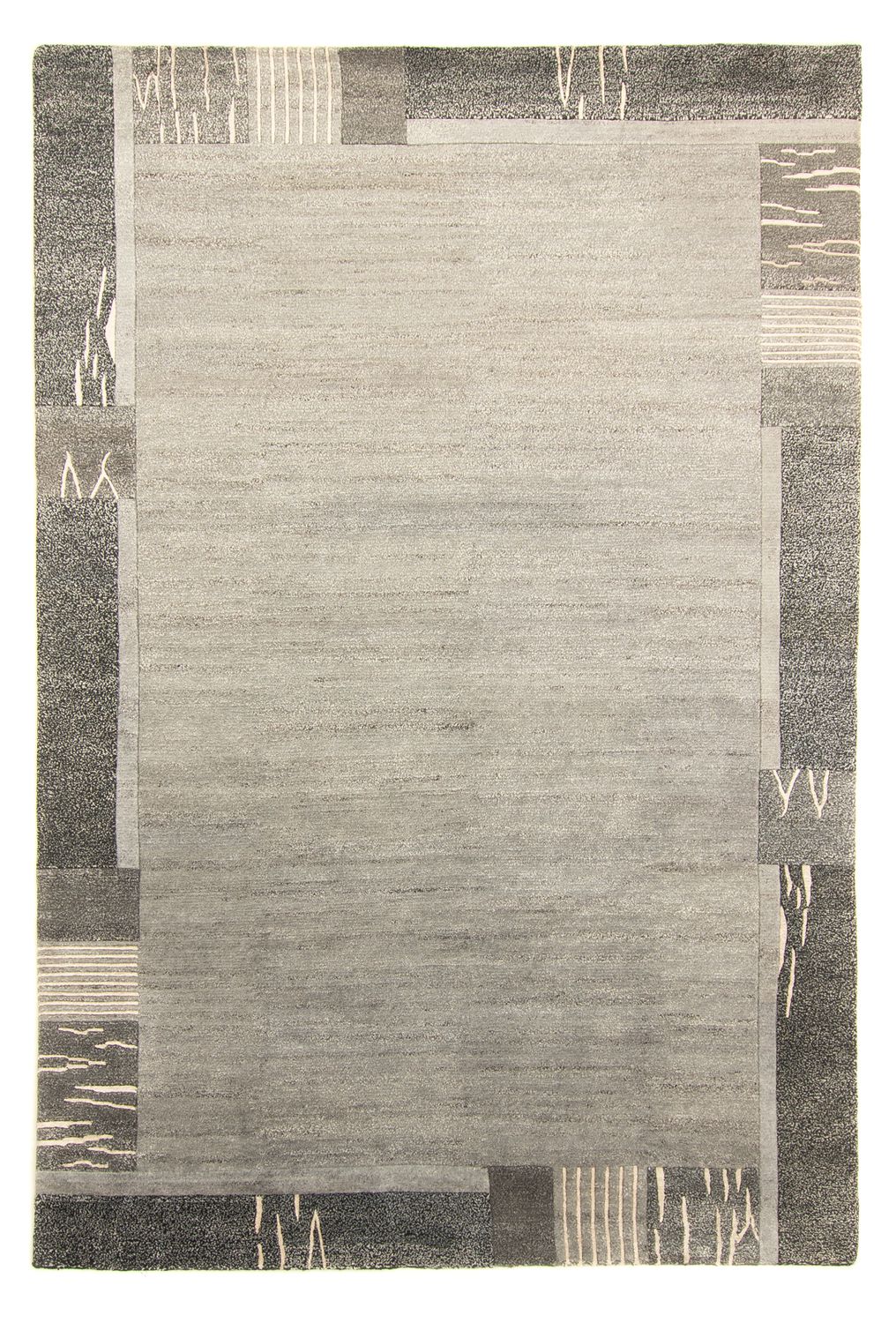 Dywan z Nepalu - 297 x 200 cm - antracyt