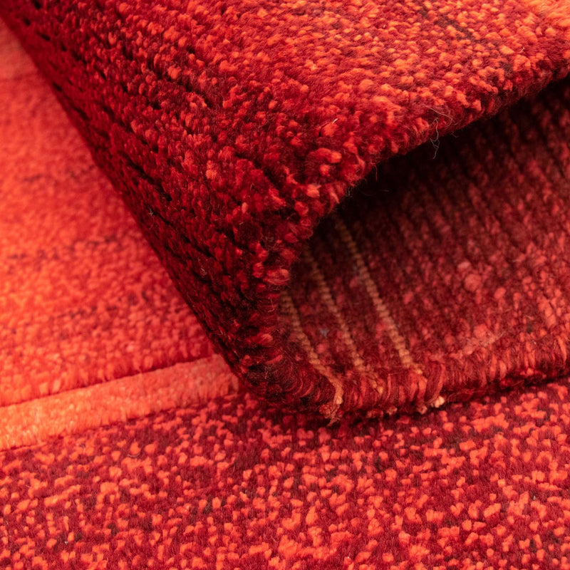 Biegacz Dywan z Nepalu - 142 x 72 cm - czerwony