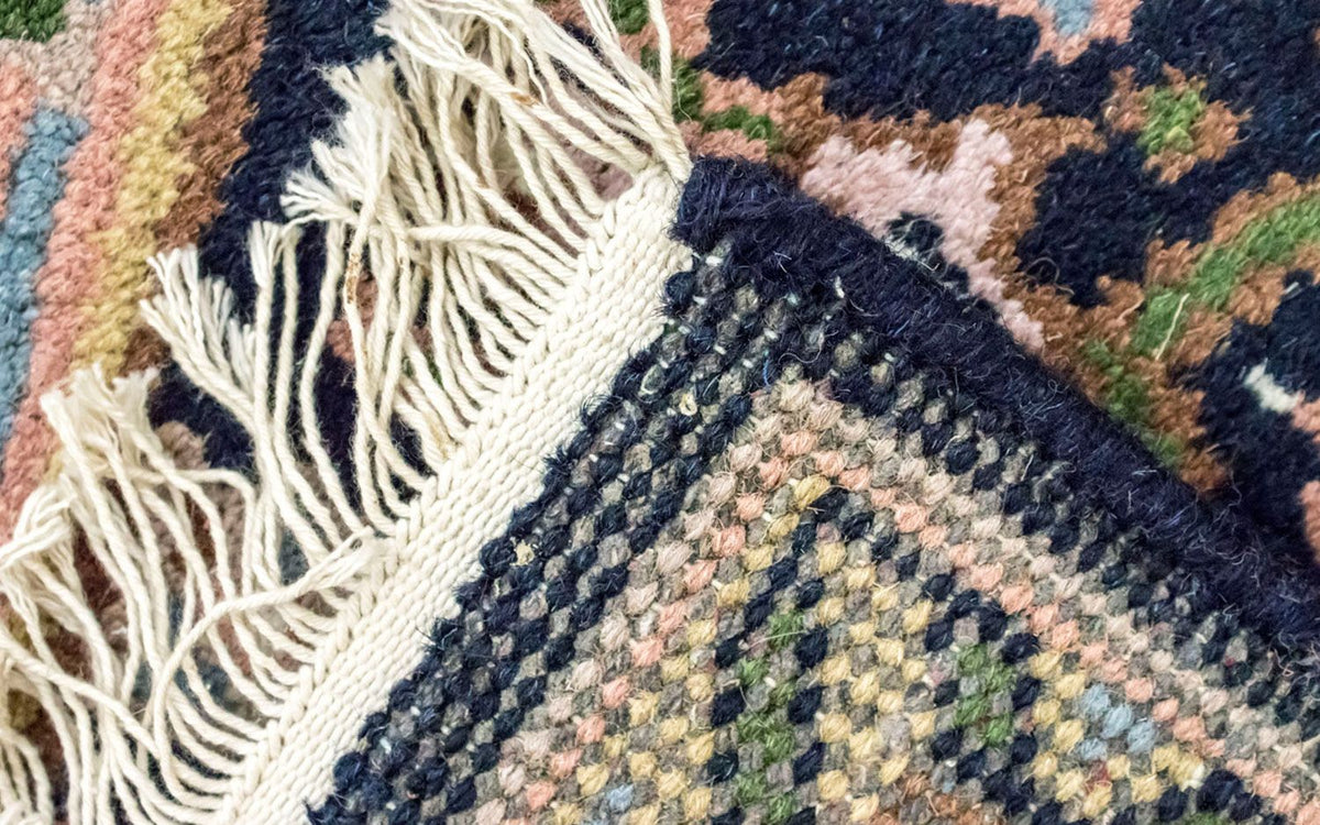 Dywan orientalny - 160 x 90 cm - niebieski