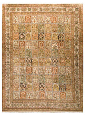 Jedwabny dywan - Kashmir Silk - 328 x 240 cm - wielokolorowy
