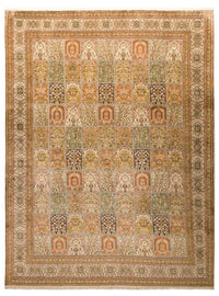 Jedwabny dywan - Kashmir Silk - 328 x 240 cm - wielokolorowy