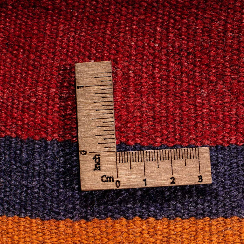 Biegacz Dywan Kelim - Stary - 295 x 120 cm - wielokolorowy