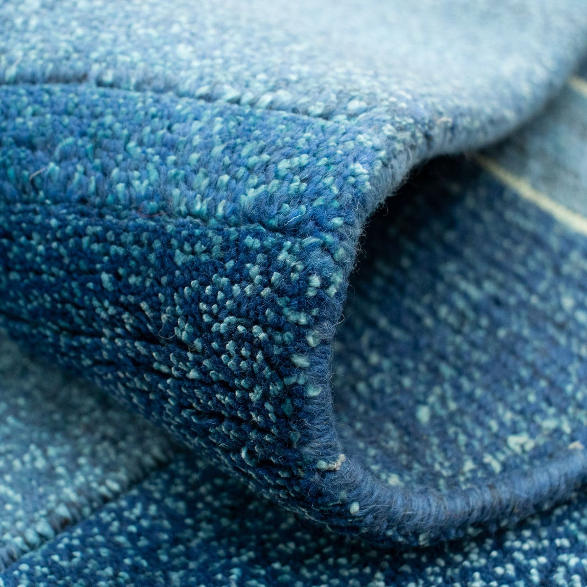 Dywan z Nepalu - 181 x 119 cm - niebieski