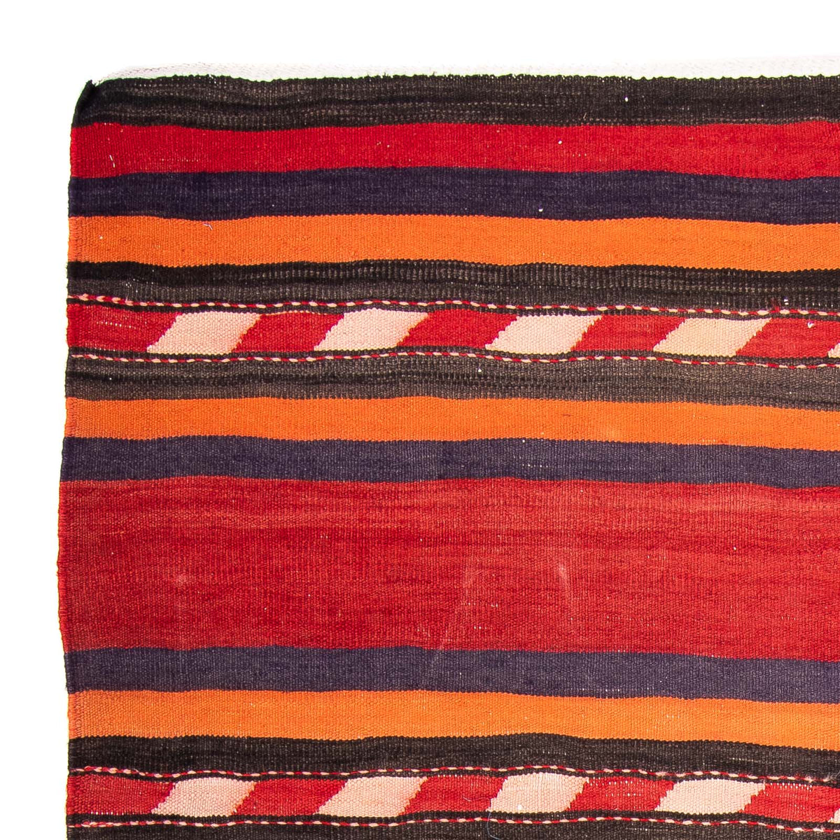 Dywan Kelim - Stary - 165 x 150 cm - wielokolorowy