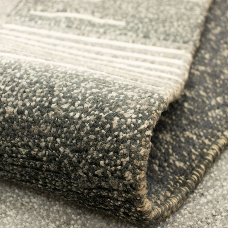 Dywan z Nepalu - 297 x 199 cm - antracyt