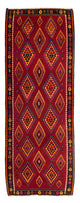Stary kilim Dywan 380x144cm