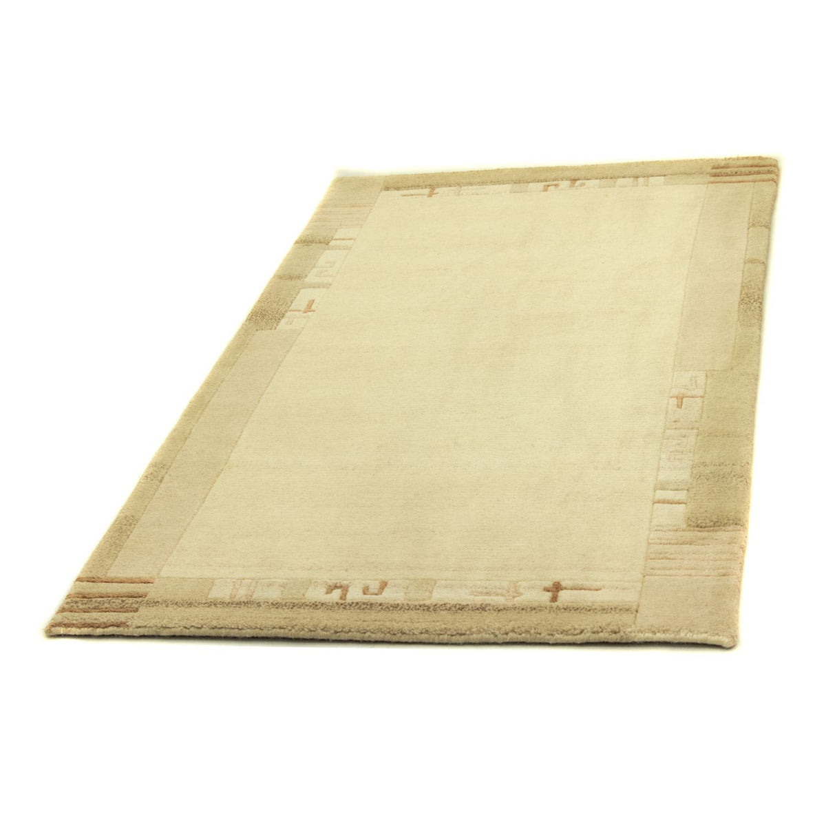 Dywan z Nepalu - 157 x 91 cm - brązowy