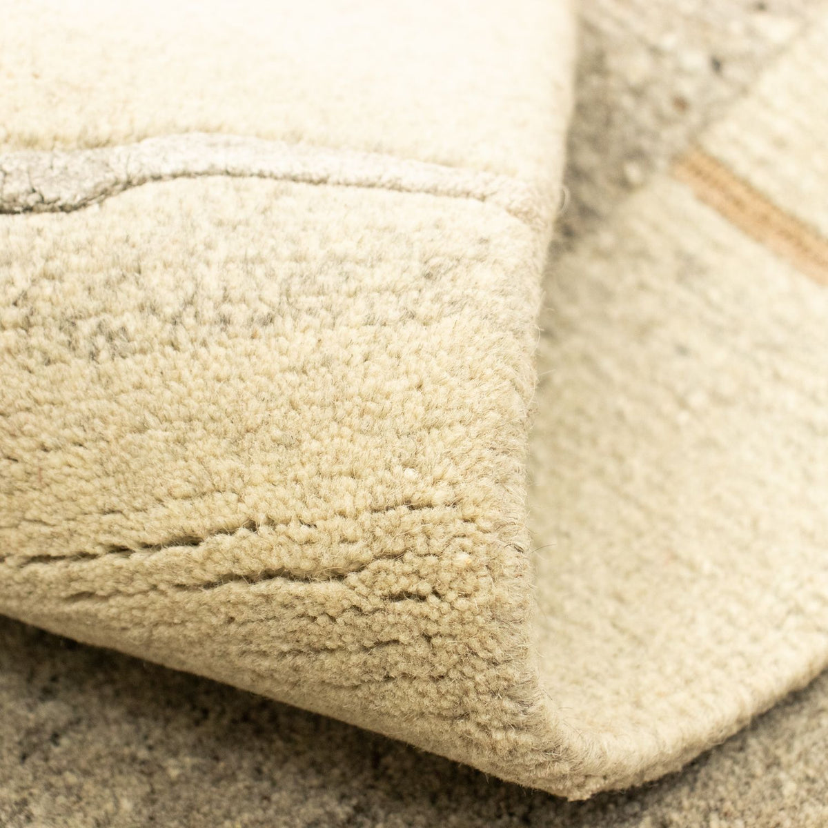 Dywan z Nepalu - 185 x 128 cm - szary