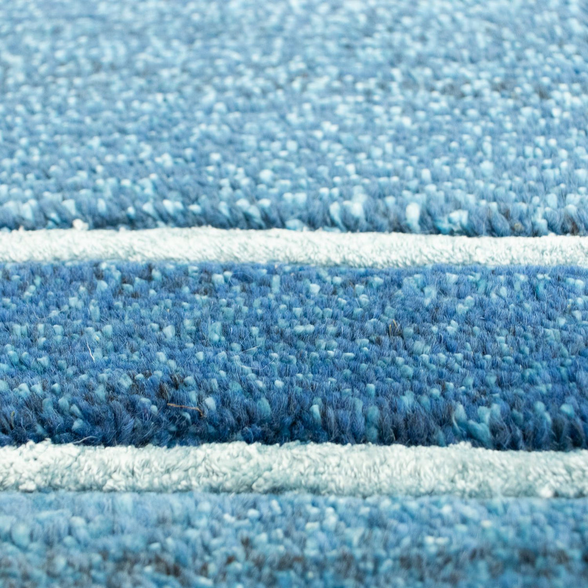 Dywan z Nepalu - 181 x 121 cm - niebieski