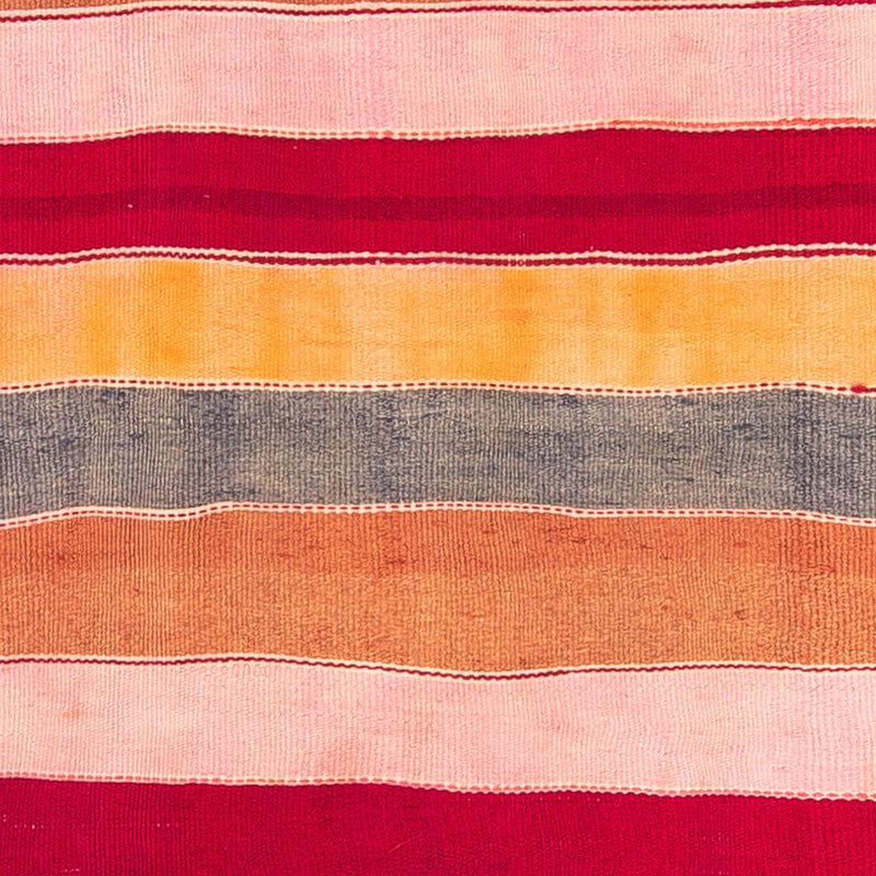 Dywan Kelim - Stary - 160 x 130 cm - wielokolorowy