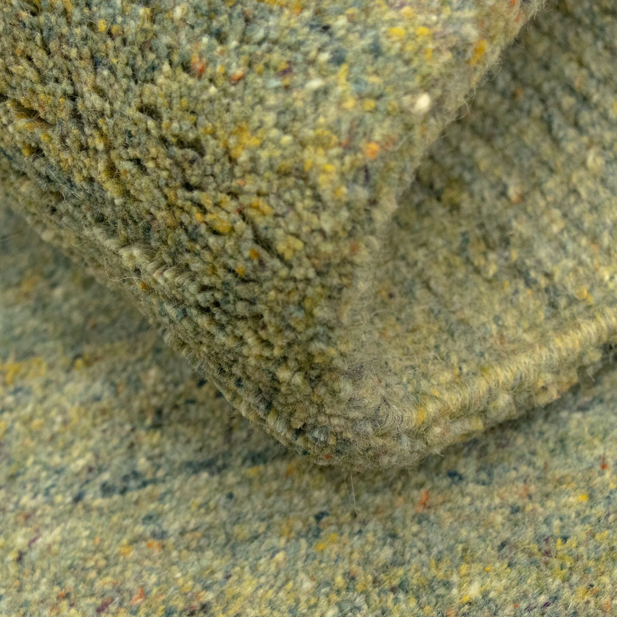 Dywan z Nepalu - 139 x 74 cm - zielona