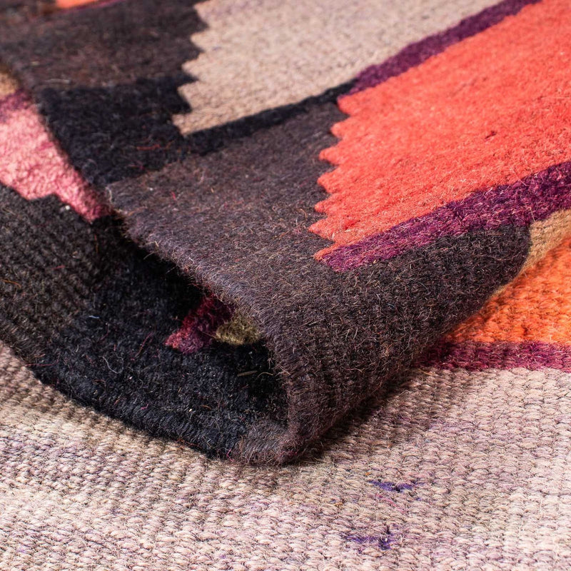 Dywan Kelim - Stary - 340 x 180 cm - wielokolorowy