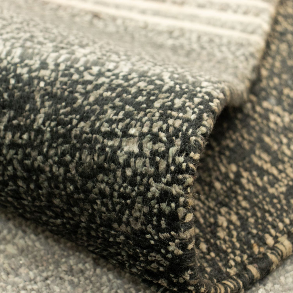 Dywan z Nepalu - 301 x 202 cm - antracyt