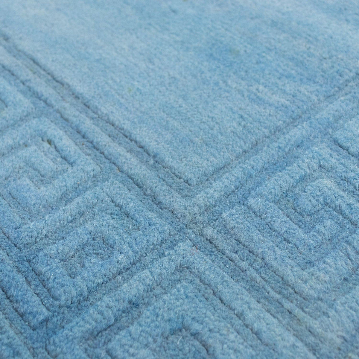 Dywan z Nepalu - 200 x 141 cm - niebieski