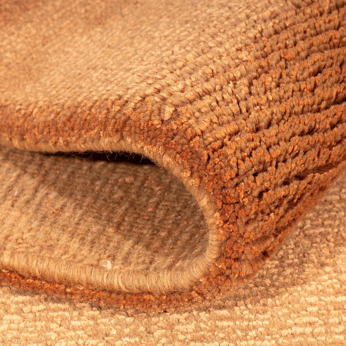 Dywan z Nepalu - 193 x 142 cm - brązowy