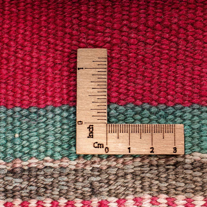 Dywan Kelim - Stary - 204 x 184 cm - wielokolorowy