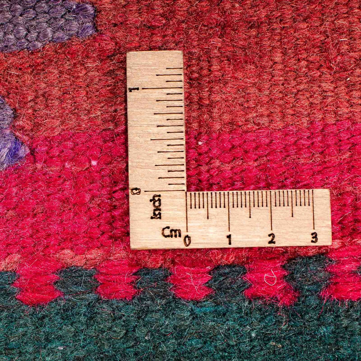 Biegacz Dywan Kelim - Stary - 390 x 155 cm - wielokolorowy