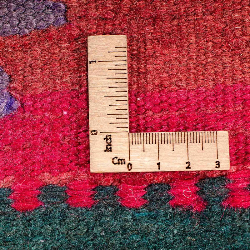 Biegacz Dywan Kelim - Stary - 390 x 155 cm - wielokolorowy