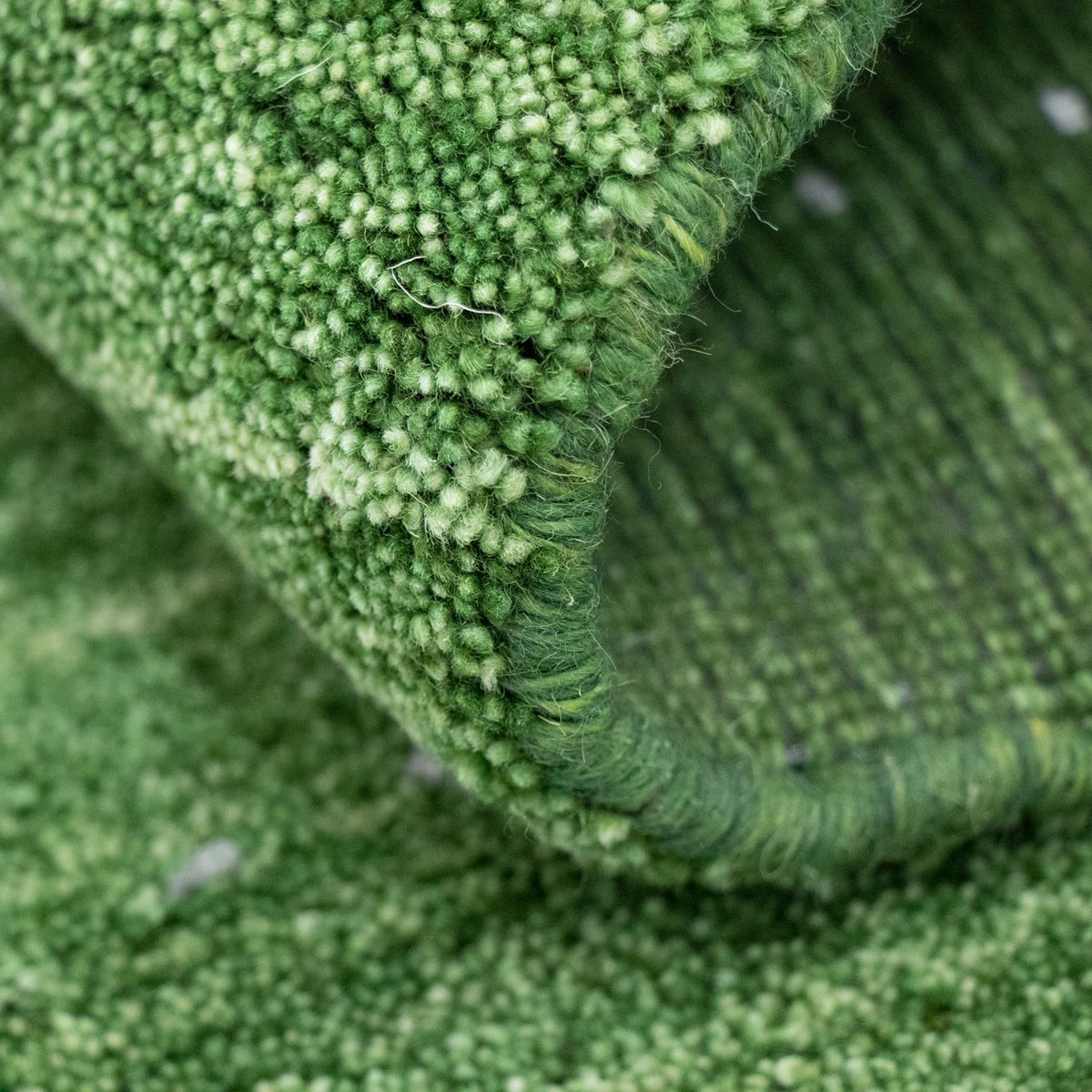 Dywan Gabbeh - Miękki - 88 x 62 cm - zielona