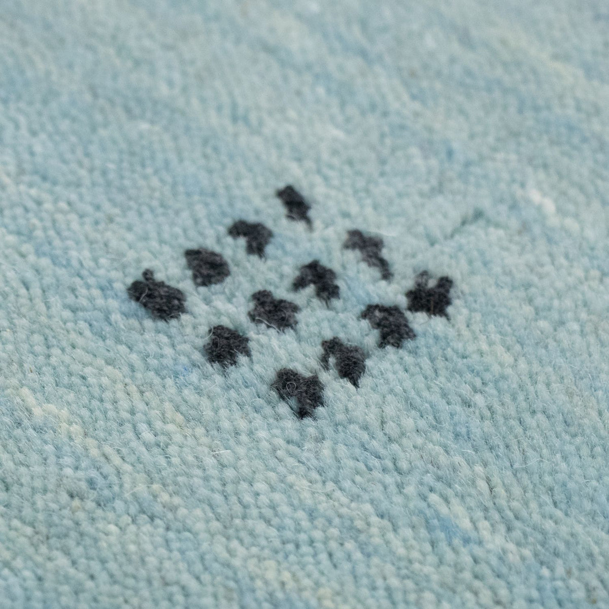 Dywan Gabbeh - Miękki - 95 x 65 cm - turkusowy