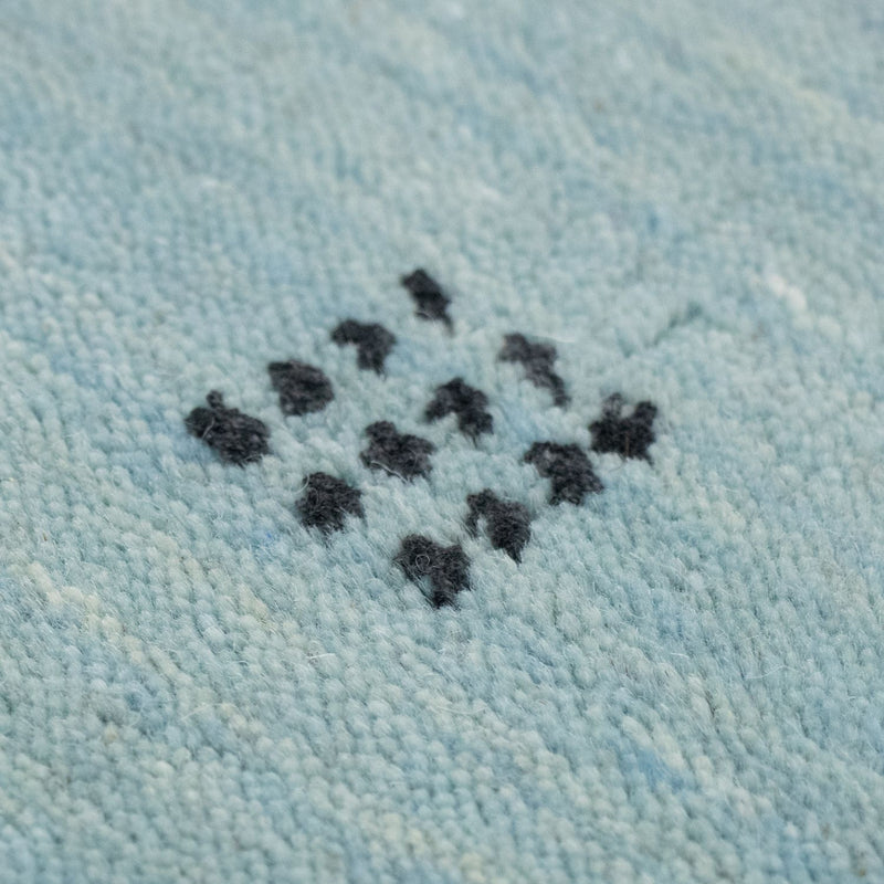 Dywan Gabbeh - Miękki - 95 x 65 cm - turkusowy