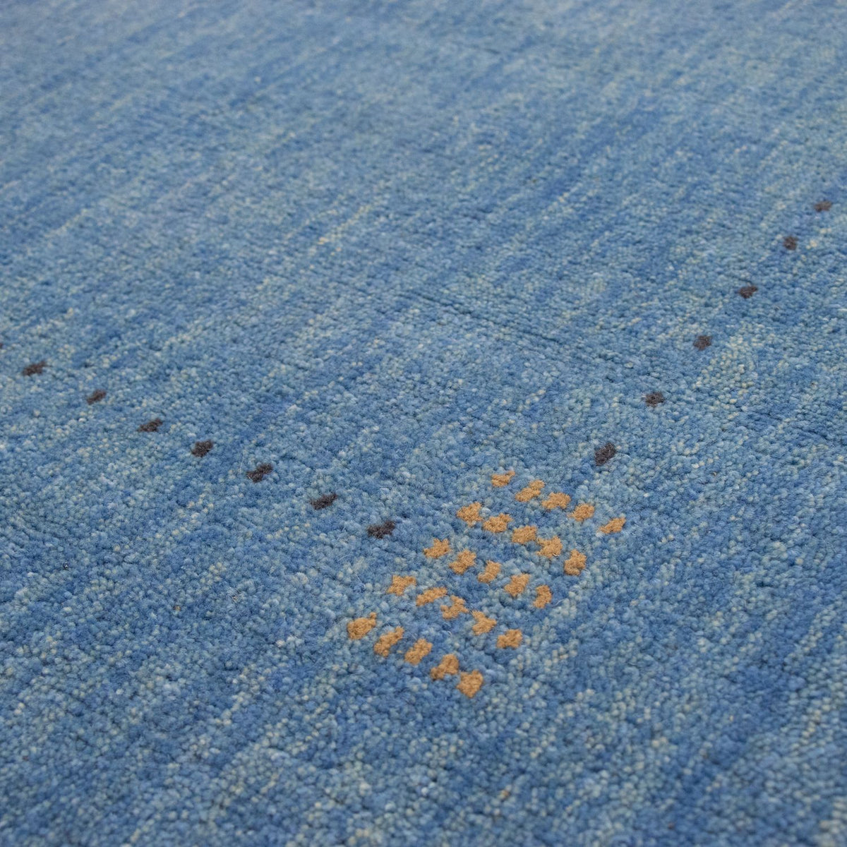 Dywan Gabbeh - Miękki - 163 x 122 cm - niebieski