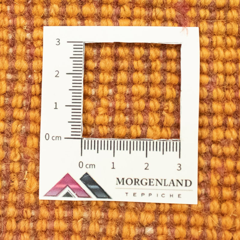 Biegacz Dywan Gabbeh - perski - 231 x 87 cm - żółty