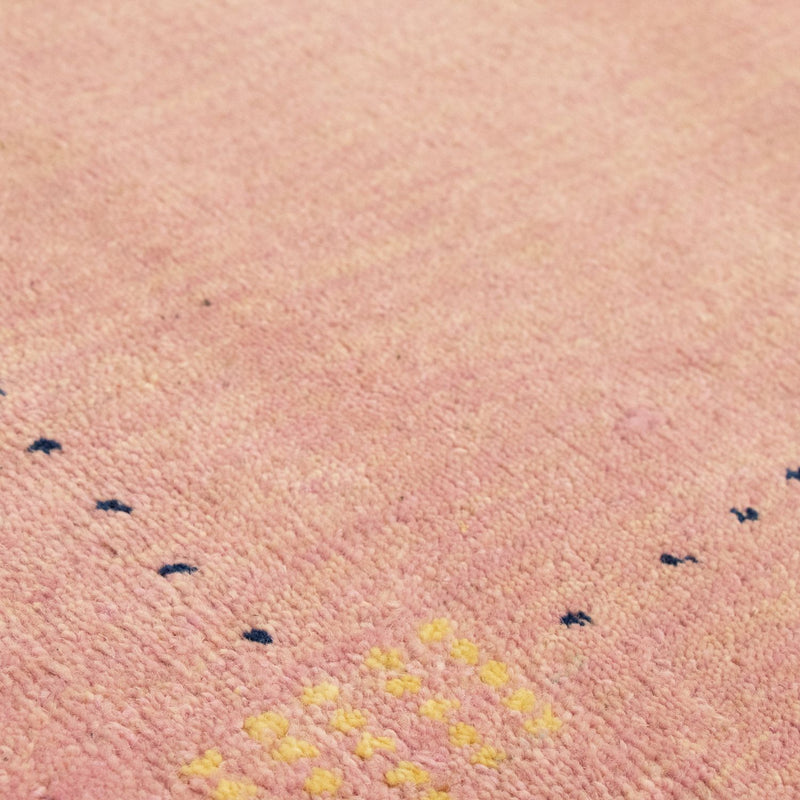 Dywan Gabbeh - Miękki - 221 x 163 cm - różowy