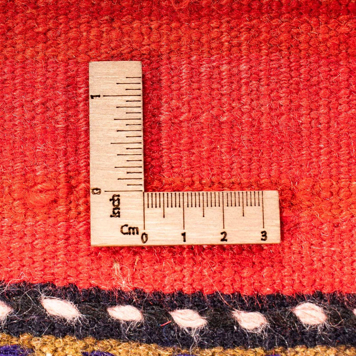 Dywan Kelim - Stary - 150 x 110 cm - wielokolorowy