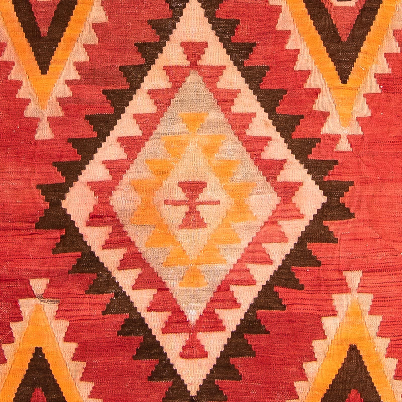 Dywan Kelim - Stary - 283 x 142 cm - wielokolorowy