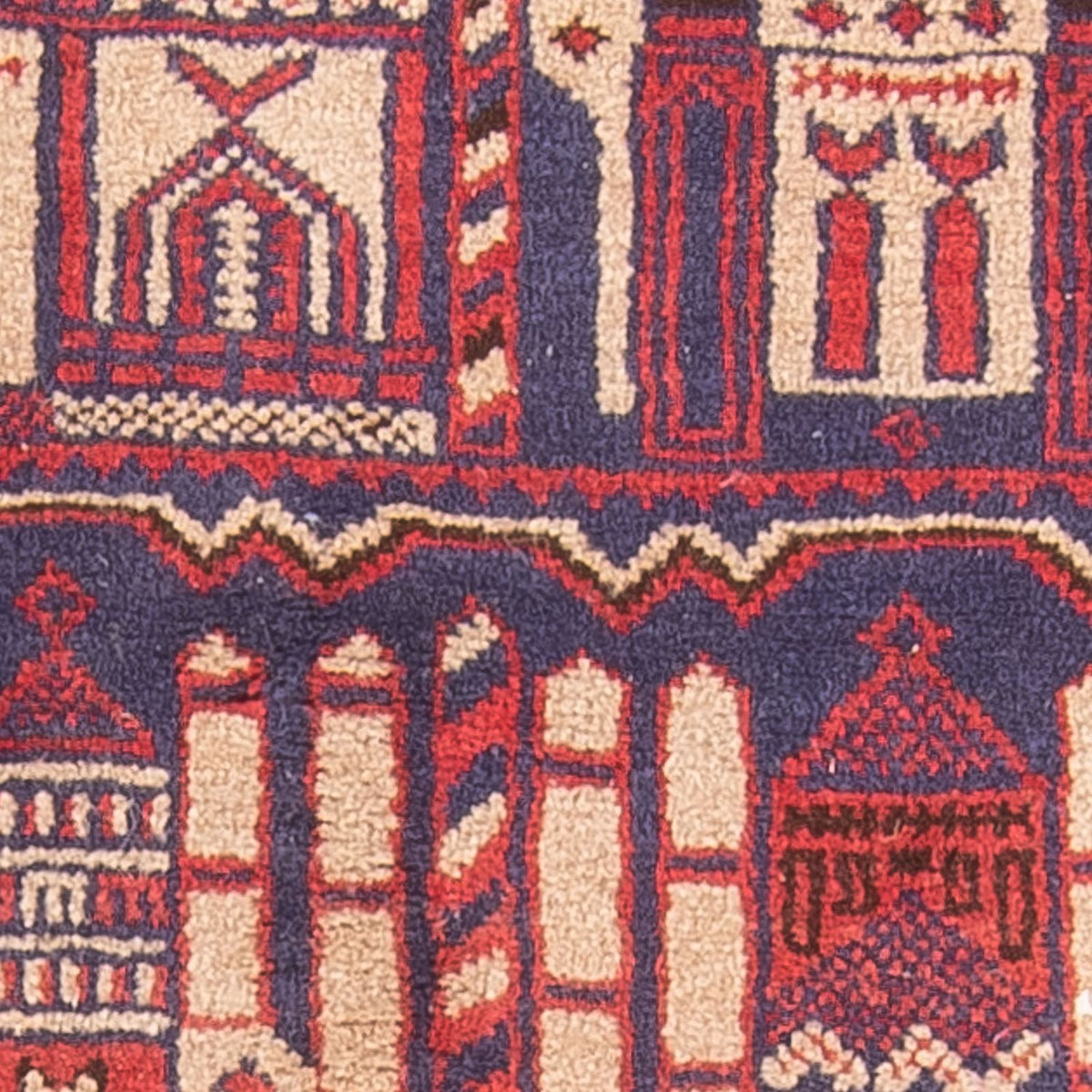 Dywan beludżycki - 145 x 87 cm - wielokolorowy