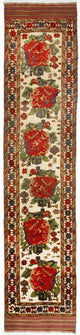 Kilim afgański Dywan 370x82cm