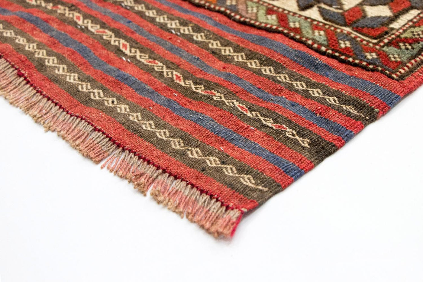 Kilim afgański Dywan 370x82cm