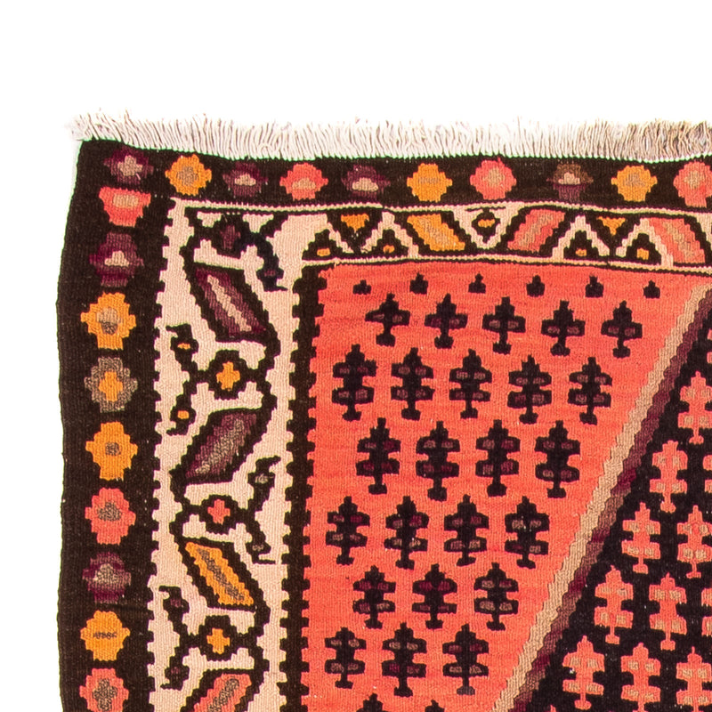 Dywan Kelim - Stary - 270 x 145 cm - wielokolorowy