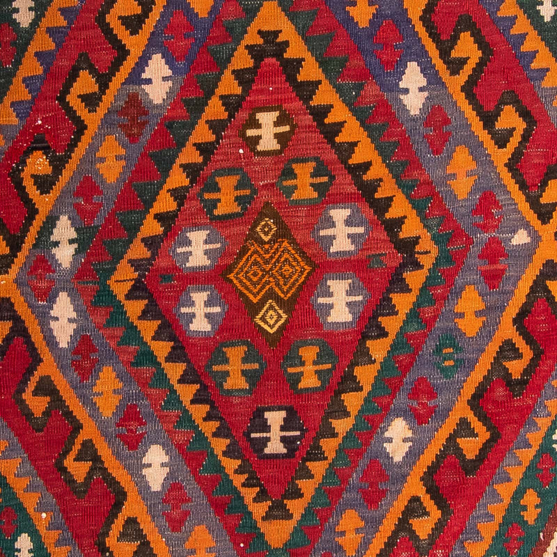 Biegacz Dywan Kelim - Stary - 323 x 167 cm - wielokolorowy