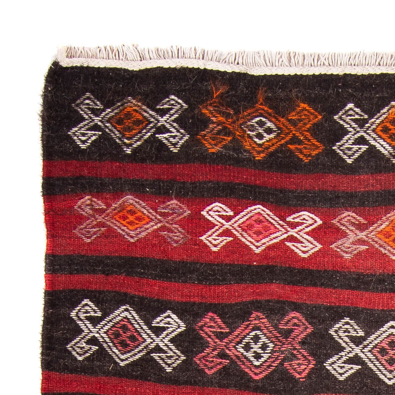 Dywan Kelim - Stary - 160 x 115 cm - wielokolorowy