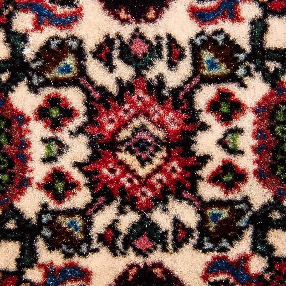 Dywan perski - Bijar - 88 x 67 cm - niebieski