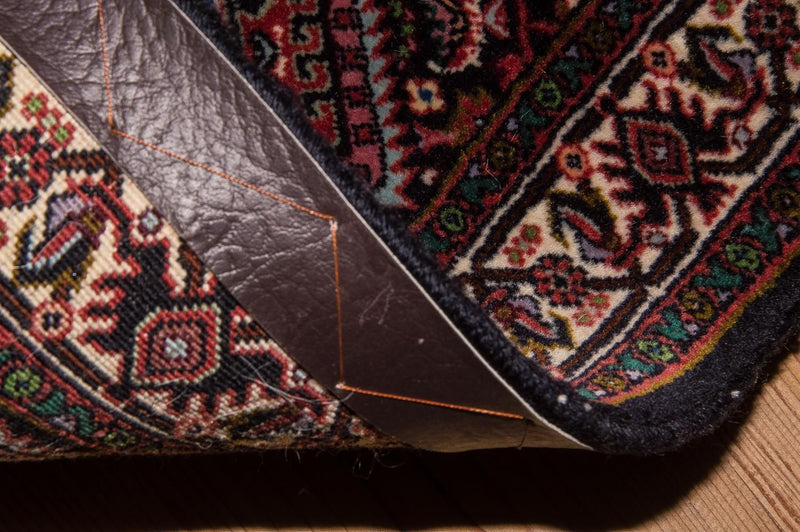 Dywan perski - Bijar - 88 x 67 cm - niebieski