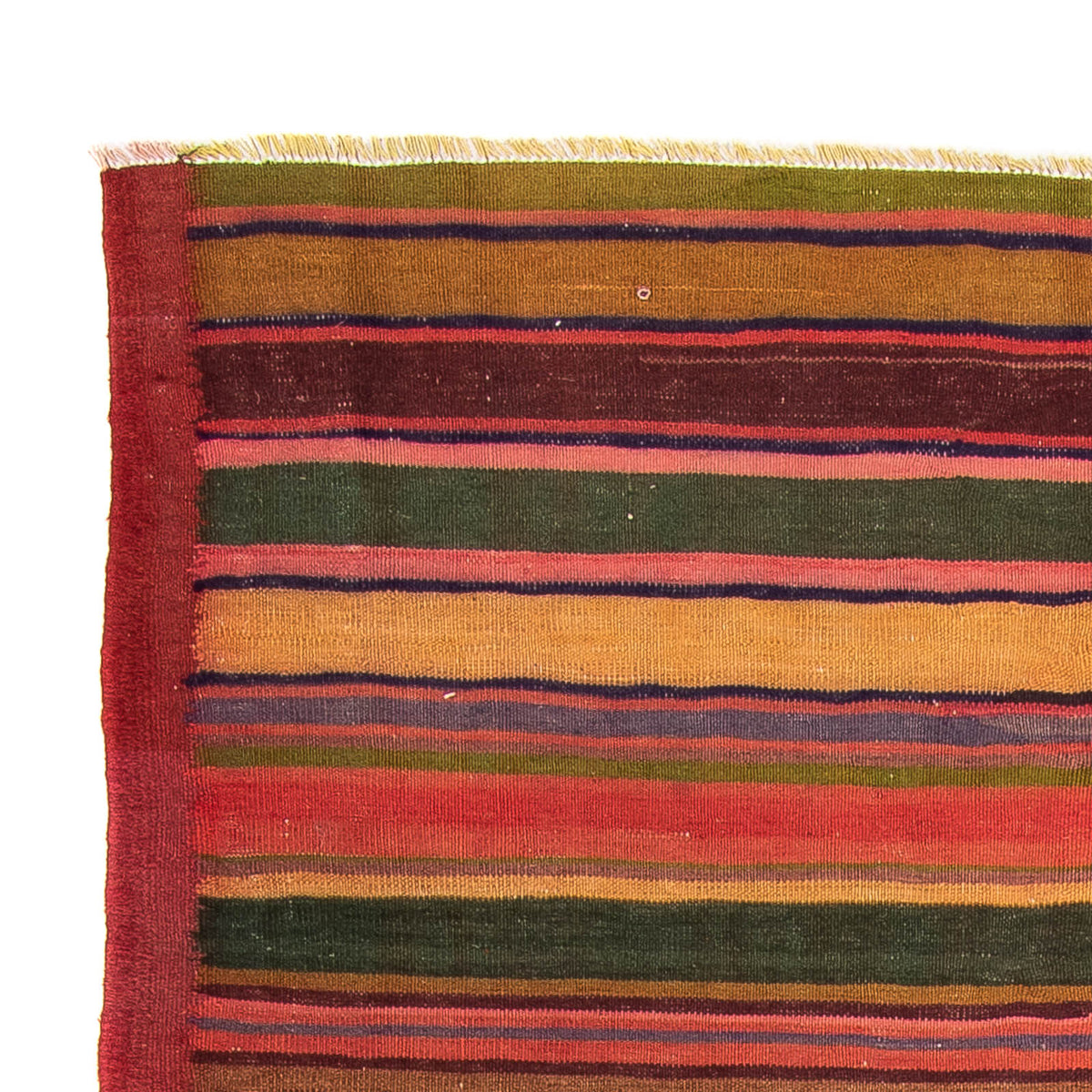 Dywan Kelim - Stary - 235 x 155 cm - wielokolorowy