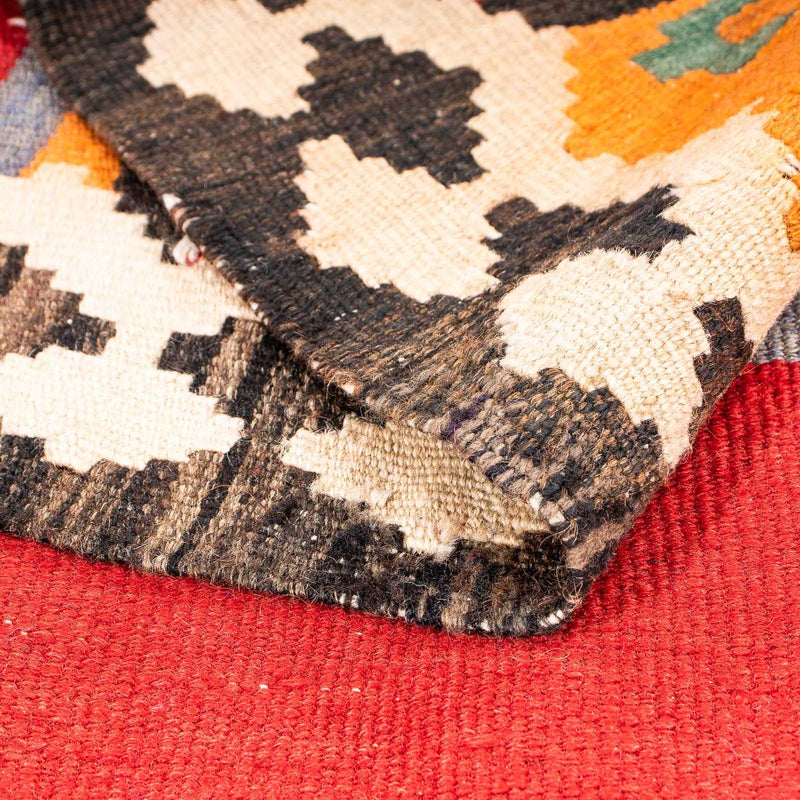 Biegacz Dywan Kelim - Stary - 270 x 145 cm - wielokolorowy