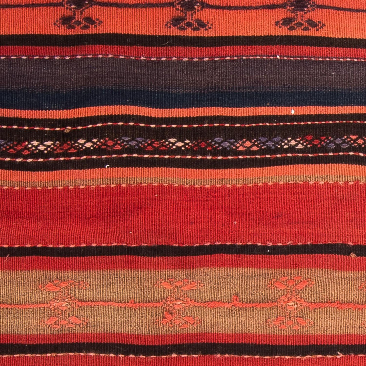 Dywan Kelim - Stary - 120 x 85 cm - wielokolorowy