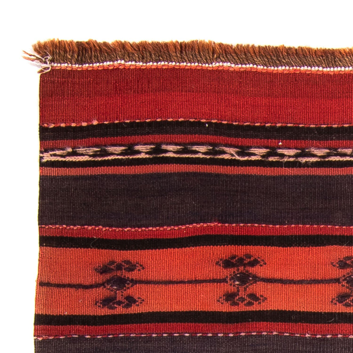 Dywan Kelim - Stary - 120 x 85 cm - wielokolorowy