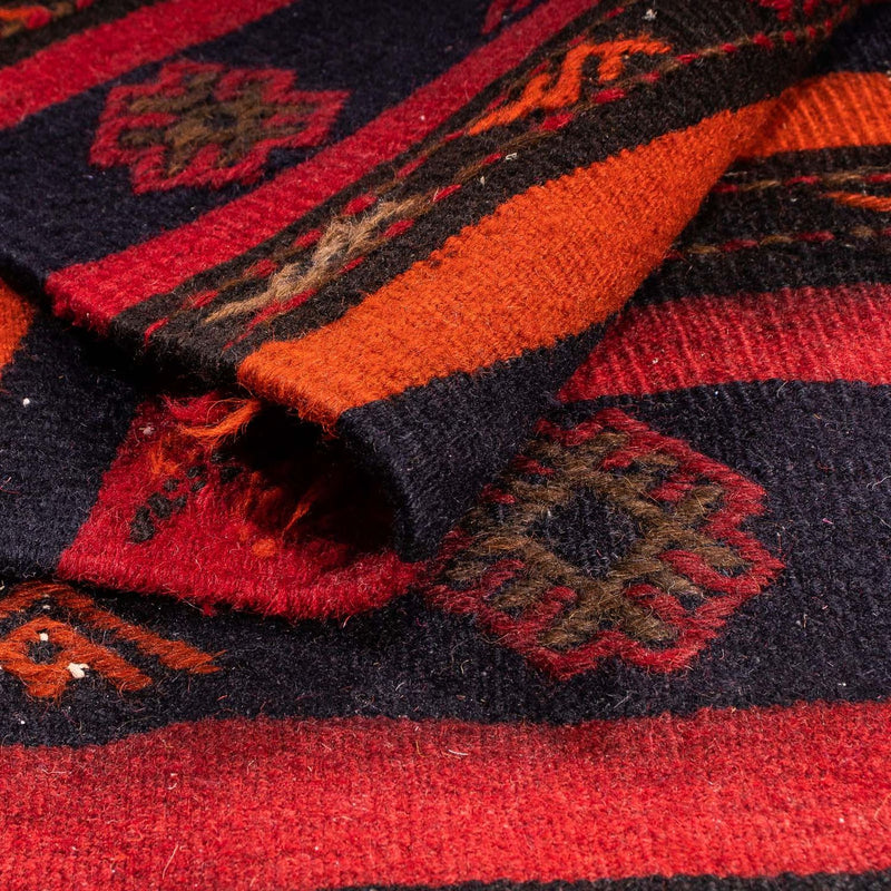 Dywan Kelim - Stary - 200 x 170 cm - wielokolorowy