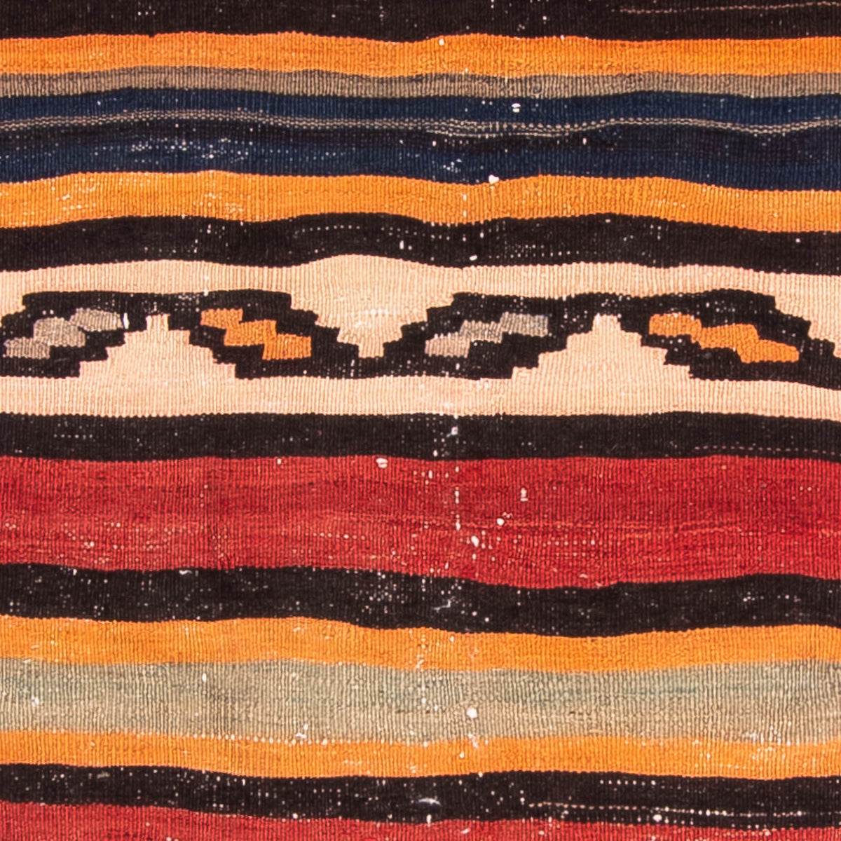 Dywan Kelim - Stary - 180 x 125 cm - wielokolorowy